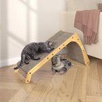 Scratch™ – Stabiles Kratzbrett 68 cm mit Spielball für Wand & Ecke
