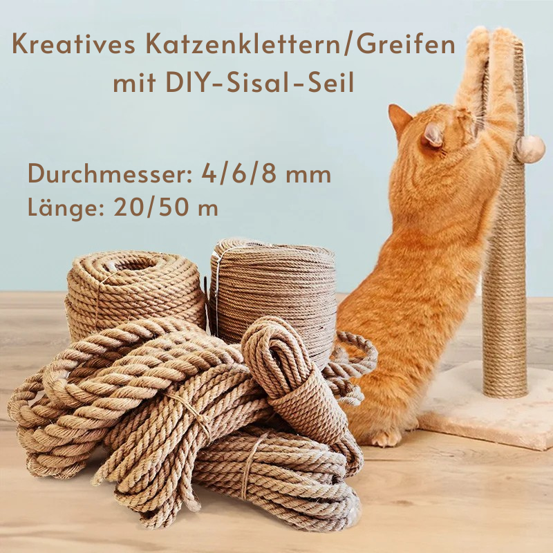 Twist™ – Premium-Sisalseil für Kratzbäume & DIY-Projekte