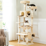 Tower™ – Kratzbaum XXL 184 cm mit 8 Ebenen & Sisal für 4–5 Katzen
