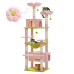 Tower™ – Kratzbaum XXL 184 cm mit 8 Ebenen & Sisal für 4–5 Katzen