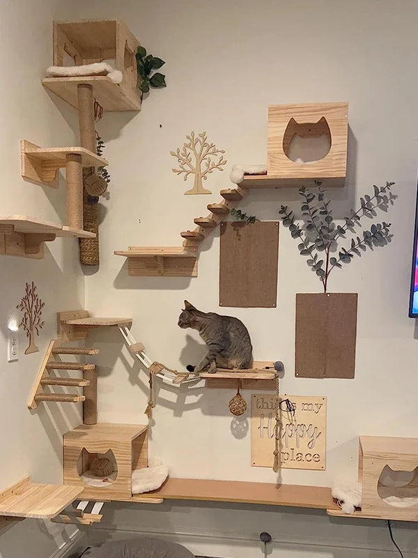 Muro™ – DIY Kletterwand-Set für Katzen