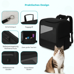 Trek XL™ – Atmungsaktiver Transportrucksack für große Katzen