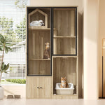 Mila™ – Elegante Katzenvilla mit Panoramafenster & 4 Ebenen