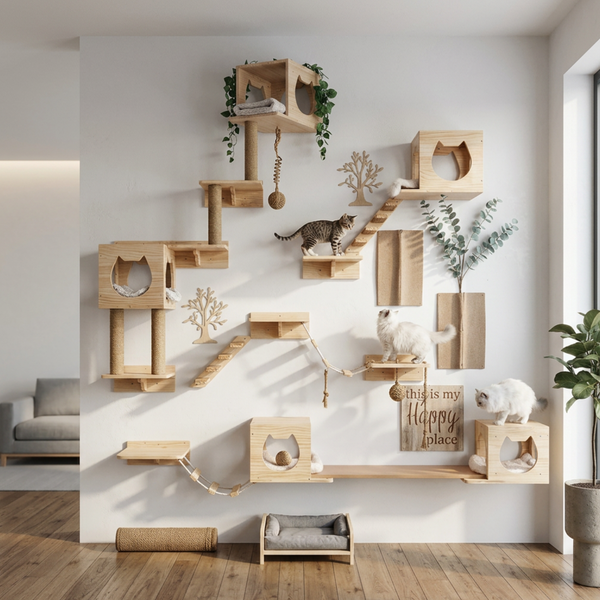 Muro™ – DIY Kletterwand-Set für Katzen