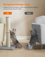 Trunk™ – Kratzstamm 85 cm – Extra dicker Sisal-Stamm (Ø 13 cm) für große Katzen