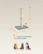 Trunk™ – Kratzstamm 85 cm – Extra dicker Sisal-Stamm (Ø 13 cm) für große Katzen