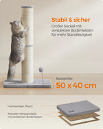 Trunk™ – Kratzstamm 85 cm – Extra dicker Sisal-Stamm (Ø 13 cm) für große Katzen