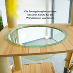 Oak™ – Massivholz-Kletterbaum mit Katzennest & 4 Ebenen