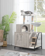 Hugo™ – Stilvoller Katzenbaum mit integriertem Klo-Schrank