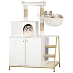 Hugo™ – Stilvoller Katzenbaum mit integriertem Klo-Schrank