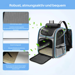 Trek™ – Atmungsaktiver Transportrucksack für Katzen bis 8 kg