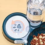 Aqua™ – Katzennapf-Set mit Gravity-Wasserspender & ergonomischem Halsschutz-Design