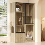 Mila™ – Elegante Katzenvilla mit Panoramafenster & 4 Ebenen