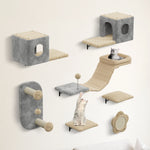 Wall™ – Wandmontiertes Kletterset mit Haus & Hängbrücke
