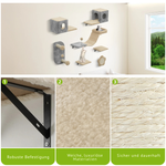 Wall™ – Wandmontiertes Kletterset mit Haus & Hängbrücke