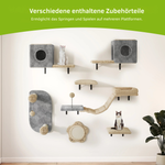 Wall™ – Wandmontiertes Kletterset mit Haus & Hängbrücke