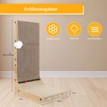 Corner™ – L-förmiges Katzenkratzbrett 68 cm mit Katzenminze & Spielzeug