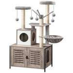 Felix™ – All-in-One Kratzbaum mit integriertem Katzentoiletten-Schrank
