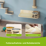 Kletterparadies Alto™ – 8-teilige Wandkratzanlage aus Kiefernholz & Sisal