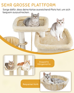 Skytower™ – XXL Kratzbaum 200 cm für Maine Coon & große Katzen