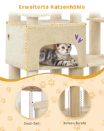 Skytower™ – XXL Kratzbaum 200 cm für Maine Coon & große Katzen