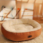 Schnurrnest™ – Ovales Plüschbett für Katzen und Hunde