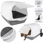 Sanctum™ – Geschlossene Katzentoilette mit Aktivkohlefilter & Schaufel