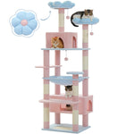 Tower™ – Kratzbaum XXL 184 cm mit 8 Ebenen & Sisal für 4–5 Katzen