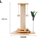 Finn™ – Kompakte Kratzsäule mit Spielball für neugierige Katzen