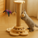 Finn™ – Kompakte Kratzsäule mit Spielball für neugierige Katzen