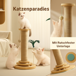 Finn™ – Kompakte Kratzsäule mit Spielball für neugierige Katzen
